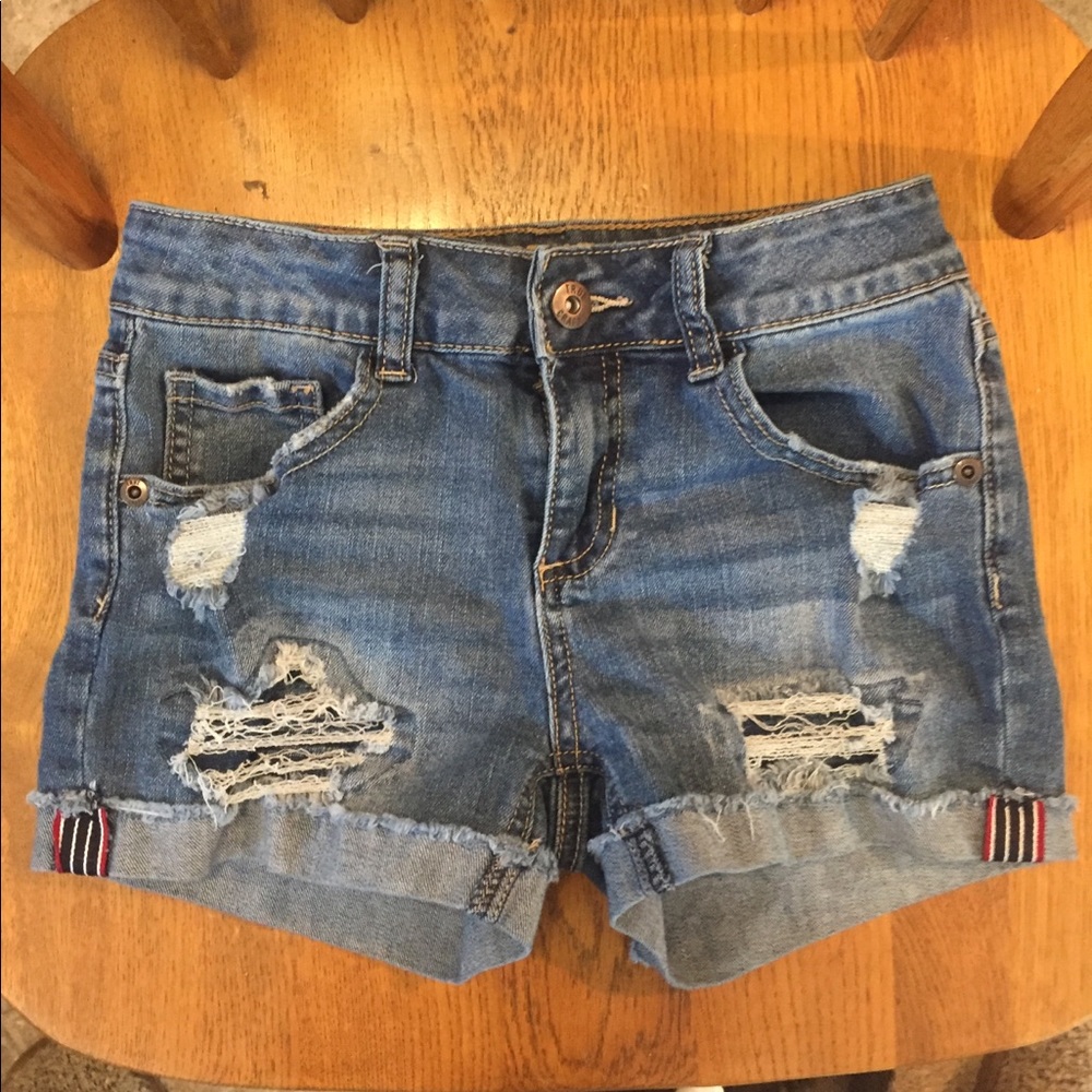 Girls True Craft Denim Shorts Size 10